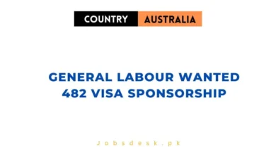 General Labour wanted 482 Visa Sponsorship