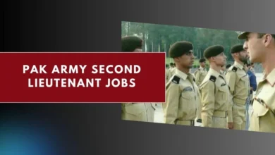 Pak Army Second Lieutenant Jobs