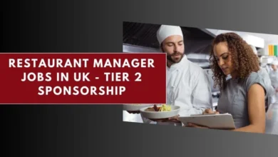 Restaurant Manager Jobs in UK - Tier 2 Sponsorship