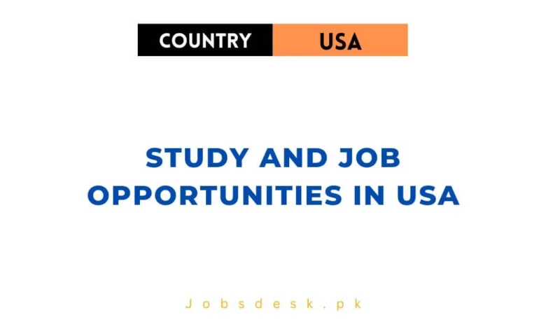 Study and Job Opportunities in USA