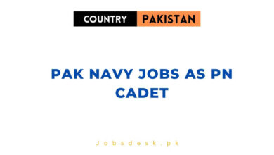 Pak Navy Jobs as PN Cadet