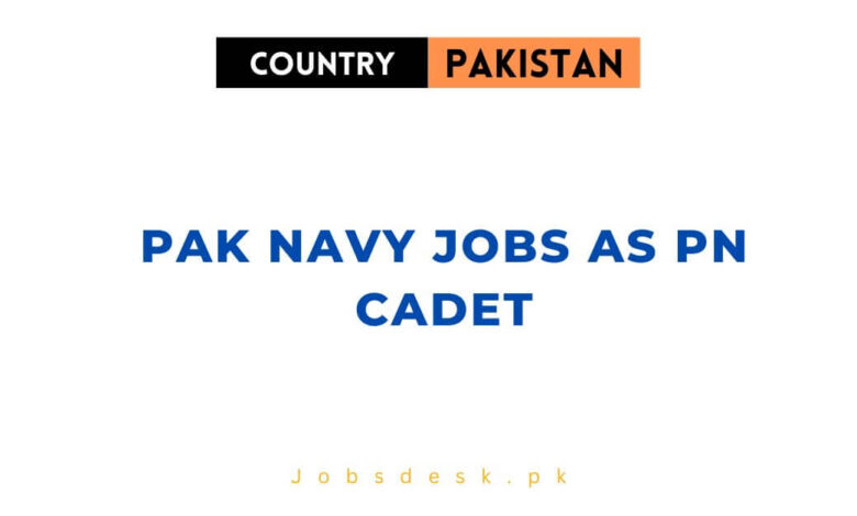 Pak Navy Jobs as PN Cadet