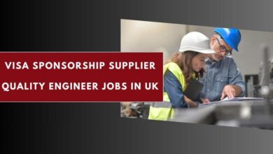 Visa Sponsorship Supplier Quality Engineer Jobs in UK