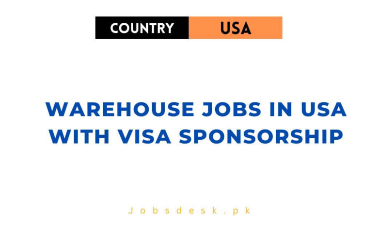 Warehouse Jobs in USA with Visa Sponsorship