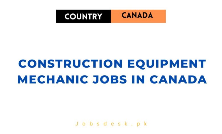 Construction Equipment Mechanic Jobs in Canada