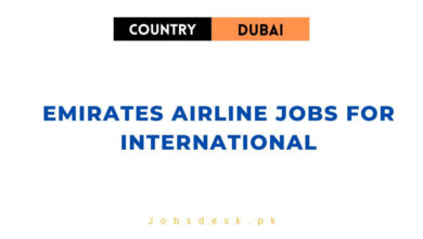 Emirates Airline Jobs for International