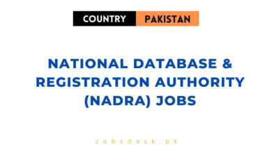 National Database & Registration Authority (NADRA) Jobs