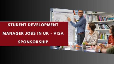Student Development Manager Jobs in UK - Visa Sponsorship