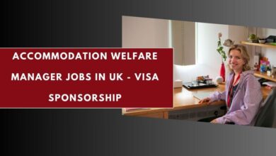 Accommodation Welfare Manager Jobs in UK - Visa Sponsorship