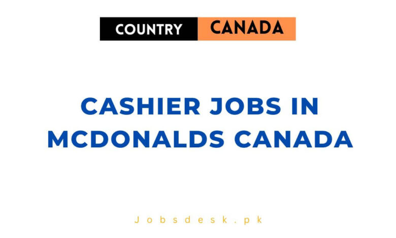 Cashier Jobs in McDonalds Canada