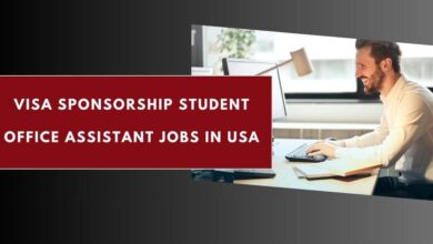 Visa Sponsorship Student Office Assistant Jobs in USA