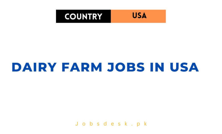 Dairy Farm Jobs in USA