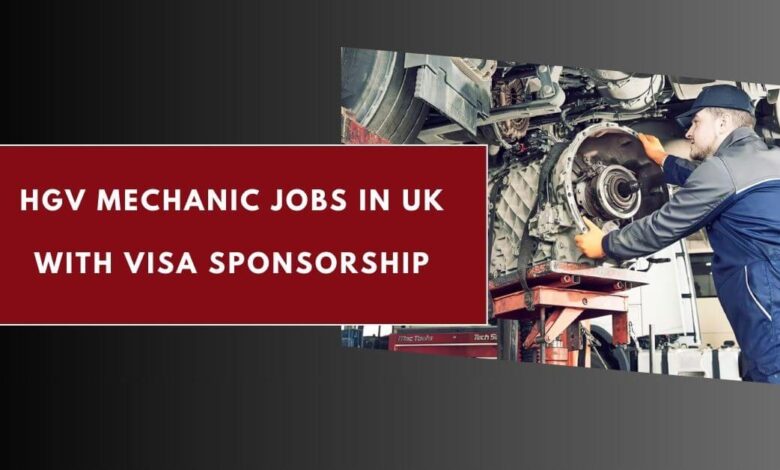 HGV Mechanic Jobs in UK with Visa Sponsorship