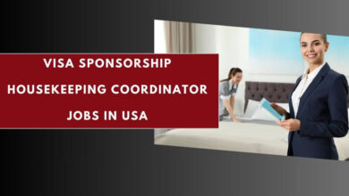 Visa Sponsorship Housekeeping Coordinator Jobs in USA