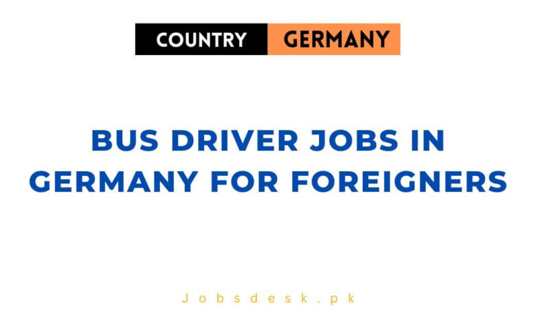 Bus Driver Jobs in Germany for Foreigners