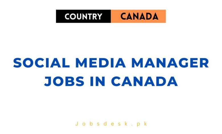 Social Media Manager Jobs in Canada