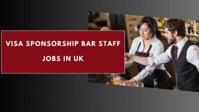 Visa Sponsorship Bar Staff Jobs in UK