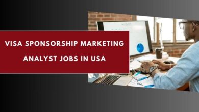 Visa Sponsorship Marketing Analyst Jobs in USA
